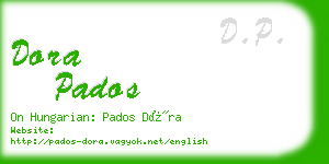 dora pados business card